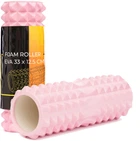 Масажний ролик Cornix EVA 33 x 12.5 см (валик, ролер) Light Pink (XR-0326)