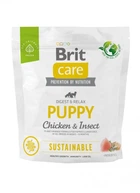 Корм для цуценят Brit Care Dog Sustainable Puppy з куркою та комахами