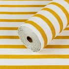 Декоративная гибкая влагостойкая самоклеящаяся 3D панель рейка в рулоне для внутренней отделки стен под рельсовый дизайн 485×2950×3.5 мм Желто-Белая