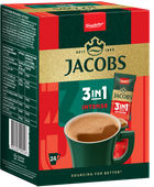 Кавовий напій Jacobs 3 in 1 Intense 24 x 12 г (4820206290526)