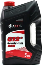 Антифриз Axxis Red G12+ Coolant Ready-Mix -36°C 5 кг Червоний (AX-P999-G12R RDM5)