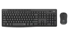 Комплект бездротовий Logitech MK295, Graphite, клавіатура + миша, вологозахищена конструкція, технологія 'SilentTouch' (920-009800)