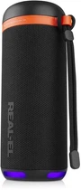 Колонка портативная Real-El X-711, 10 Вт, Bluetooth, USB, пластик, Black