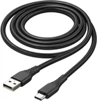 Кабель USB-Type-C 1м ColorWay (textured PVC) 3А, чорний (CW-CBUC094-BK)