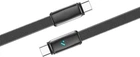 Кабель Type-C-Type-C 1м Colorway (ultra-thin) (PD Fast Charging 100W) 5А, чорний (CW-CBPDCC100-BK)