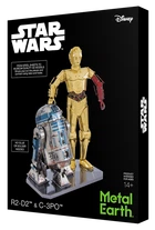Металевий 3D конструктор "Star Wars C-3PO & R2-D2", Metal Earth, MMG276