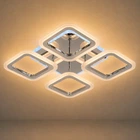 Люстра потолочная VALESO LI8822/4B CR (RGB), хром, LED 64W+8W