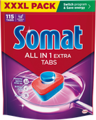 Таблетки для посудомоечной машины Somat All-in-1 Extra 115 шт (9000101831818/9000101851892)