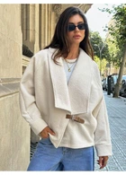 Куртка SHEIN M Молочный sz25052898873788102