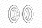 Гальмівний диск FERODO DDF2505C Toyota Land Cruiser; Lexus GX 4243160311, 424310K230
