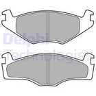 Комплект гальмівних колодок Delphi LP420 Seat Cordoba, Toledo, Ibiza; Volkswagen Passat, Golf, Scirocco, Vento, Polo 171698151G, 191698151B, 191698151E