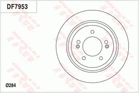 Диски гальмівні TRW DF7953 KIA Optima, Soul; Hyundai Sonata 584113V500