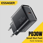Зарядний пристрій Essager ES-CD52 30W Type-C PD QC3.0 Fast Charge для iPhone Samsung Xiaomi iPad