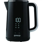 Електрочайник Gorenje 1.7л, подвійні стінки, LED дисплей, Strix контроль, чорний (00109479)