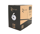 Внутренний кабель витая пара UTP 2x2x0.5 CCA, Биметалл 305м Ritar белый (24 AWG), коробка