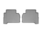 Килимки у салон Volkswagen Amarok 2009-2014, з бортом, задні, сірі, Weathertech 463262