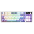 Клавіатура бездротова Ajazz AK980 V2 Gift Switch V2 механічна 98 клавіш RGB White (AK980-V2-G-PWB)
