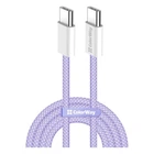 Дата кабель USB-C to USB-C 1.0m 60W 3.0А ColorWay (ek19600)