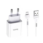 Сетевое зарядное устройство Hoco C81A 10 Вт, USB-A, кабель Micro-USB 1 м, белый