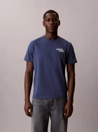 Футболка хлопковая длинная мужская Calvin Klein 4RF837G(Dark Denim) L Темно-синяя (199155933018)