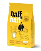Сухий корм для кішок Half&Half з яловичиною