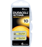 Батарейка Duracell DA10 1.5В 6 шт/уп