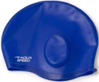 Шапочка для плавания AQUA SPEED Ear Cap Comfort, силиконовая, синяя, универсальный размер OSFM (289-01)