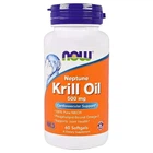 Масло криля NOW Foods (Krill Oil) 500 мг 60 капсул NOW01625