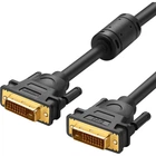 Кабель мультимедійний DVI M to DVI M 2.0m 24+1pin DV101 black Ugreen