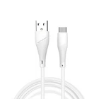 Кабель WUW-X196 USB Micro 2,4A 1m white