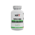 Магніевий комплекс MST Nutrition Triple-Mag, 120 капсул
