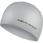 Шапочка для плавания Aqua Speed 3D CAP серебряная 092-26