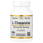 L-теанин California Gold Nutrition кофеин THEANINEUP сфокусированная энергия