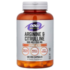 Амінокислота Now Foods Arginine and Citrulline вегакапсул