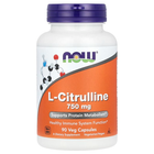Аминокислота Now L-Citrulline 750 мг