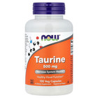 Аминокислота Now Foods Taurine 500 мг 100 вегакапсул