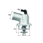 Термостат 92°C Knecht/Mahle CHEVROLET Lacetti 1.8 03-, OPEL Combo C 1.6 01-, OPEL Astra G 1.6 -09, 9129907, 95517651, 1338003, 1333332 01338420, 9641462 (TI5492D)