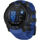 Смарт-годинник Garmin Instinct 3 45mm AMOLED Чорний with Bolt Синій/Чорний Silicone Band (010-02936-03)