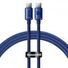 Кабель Baseus Crystal Shine Series Fast Charging Type-C to Type-C 100W (1.2m) blue
