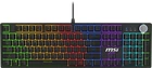 Клавиатура проводная MSI Forge GK320 Mechanical Red Linear RGB USB Black