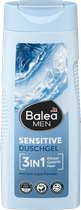 Мужской гель для душа 3 в 1 Balea Men Sensitive 300 мл