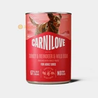 Корм влажный Carnilove Turkey & Reindeer & Wild Boar для собак паштет индейка, оленина и дикий кабан