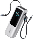 УМБ Anker 25000 mAh 165W PD/PIQ/QC Built-In Double USB-C Cables Silver (A1695H41)