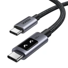Кабель зарядний Ugreen Type-C to Type-C PD 100W with LED Display 3 м Black (L509)