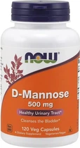 Натуральная добавка NOW D-Mannose 500 мг веганские Капсулы