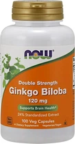 Натуральна добавка Now Foods Гінкго Білоба Ginkgo Biloba Double Strength 120 мг Капсули