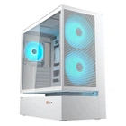 Ігровий корпус, 2*160 мм ARGB та 1120 мм ARGB PWM передвстановлені, Type-C x1, USB3.0 x2, Audio x1 Cougar (CFV235 Mesh White)