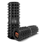 Масажний ролик EasyFit Solid Roller v.1.2s 33х13 см чорний