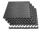 Татамі мат-пазл (ластівчин хвіст) EasyFit SwallowTail-2 з бортиком (2 см) Black