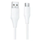 USB кабель Hoco X124 Bien, Type-C, 1.0 м., Білий - 691844